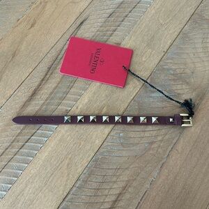 Valentino Garavani Rockstud Leather Bracelet